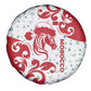 Morocco Christmas Spare Tire Cover Red Horse Santa Hat Arabesque Pattern a - African Pride
