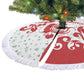 Morocco Christmas Tree Skirt Red Horse Santa Hat Arabesque Pattern a - African Pride