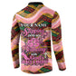 Personalized African Queen Stepping Into My 55th Birthday Button Sweatshirt Pink Sparkle Glitter Tribal Kente