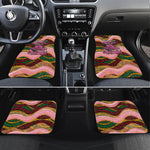 Personalized African Queen Stepping Into My 55th Birthday Car Mats Pink Sparkle Glitter Tribal Kente
