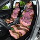 Personalized African Queen Stepping Into My 55th Birthday Car Seat Cover Pink Sparkle Glitter Tribal Kente