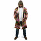 Personalized African Queen Stepping Into My 55th Birthday Cloak Pink Sparkle Glitter Tribal Kente
