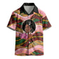 Personalized African Queen Stepping Into My 55th Birthday Kid Hawaiian Shirt Pink Sparkle Glitter Tribal Kente