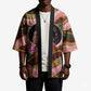 Personalized African Queen Stepping Into My 55th Birthday Kimono Pink Sparkle Glitter Tribal Kente