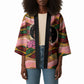 Personalized African Queen Stepping Into My 55th Birthday Kimono Pink Sparkle Glitter Tribal Kente