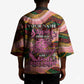 Personalized African Queen Stepping Into My 55th Birthday Kimono Pink Sparkle Glitter Tribal Kente