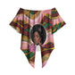 Personalized African Queen Stepping Into My 55th Birthday Off Shoulder Wrap Waist Top Pink Sparkle Glitter Tribal Kente