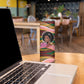 Personalized African Queen Stepping Into My 55th Birthday Skinny Tumbler Pink Sparkle Glitter Tribal Kente
