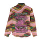 Personalized African Queen Stepping Into My 55th Birthday Women Casual Shirt Pink Sparkle Glitter Tribal Kente