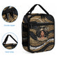 Personalized African Queen 60th Birthday Lunch Bag Gold Glitter Afro Crown - Chapter 60 Black Excellence