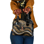 Personalized African Queen 60th Birthday Shoulder Handbag Gold Glitter Afro Crown - Chapter 60 Black Excellence