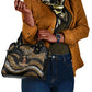 Personalized African Queen 60th Birthday Shoulder Handbag Gold Glitter Afro Crown - Chapter 60 Black Excellence