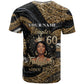 Personalized African Queen 60th Birthday T shirt Gold Glitter Afro Crown - Chapter 60 Black Excellence