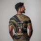 Personalized African Queen 60th Birthday T shirt Gold Glitter Afro Crown - Chapter 60 Black Excellence