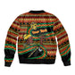 Personalized African 60th Birthday Bomber Jacket Traditional Tribal Pattern Elephant Mask Art