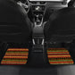 Personalized African 60th Birthday Car Mats Traditional Tribal Pattern Elephant Mask Art