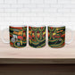 Personalized African 60th Birthday Ceramic Mug Traditional Tribal Pattern Elephant Mask Art