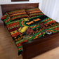 Personalized African 60th Birthday Quilt Bed Set Traditional Tribal Pattern Elephant Mask Art