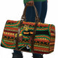 Personalized African 60th Birthday Travel Bag Traditional Tribal Pattern Elephant Mask Art