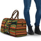 Personalized African 60th Birthday Travel Bag Traditional Tribal Pattern Elephant Mask Art