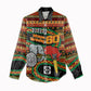 Personalized African 60th Birthday Women Casual Shirt Traditional Tribal Pattern Elephant Mask Art