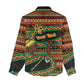 Personalized African 60th Birthday Women Casual Shirt Traditional Tribal Pattern Elephant Mask Art