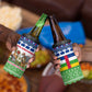 Central African Republic Christmas 4 in 1 Can Cooler Tumbler Santa and Safari Animals Baobab Trees Snowflakes - African Pride