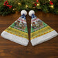 Central African Republic Christmas Santa Hat Santa and Safari Animals Baobab Trees Snowflakes - African Pride