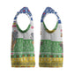 Central African Republic Christmas Knitted V-Neck Vest Santa and Safari Animals Baobab Trees Snowflakes - African Pride