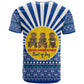 Central African Republic Christmas T shirt Drumming Beat of Joy Tribal Pattern and Snowflakes - African Pride