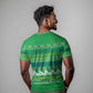 Comoros Christmas T shirt Santa Riding Dolphin Ocean Waves Crescent Moon - African Pride