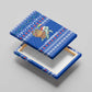 Comoros Christmas Canvas Wall Art Santa Turtle Gifts Snowflakes and Ocean Blue - African Pride