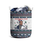 James Baldwin Christmas Santa Laundry Basket Ugly Pixel Pattern Black History Holiday