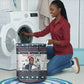 James Baldwin Christmas Santa Laundry Basket Ugly Pixel Pattern Black History Holiday