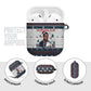 James Baldwin Christmas Santa AirPods Case Ugly Pixel Pattern Black History Holiday
