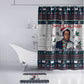 James Baldwin Christmas Santa Bathroom Set Ugly Pixel Pattern Black History Holiday