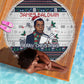 James Baldwin Christmas Santa Beach Blanket Ugly Pixel Pattern Black History Holiday