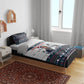 James Baldwin Christmas Santa Bedding Set Ugly Pixel Pattern Black History Holiday