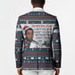 James Baldwin Christmas Santa Blazer Ugly Pixel Pattern Black History Holiday