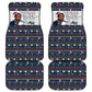 James Baldwin Christmas Santa Car Mats Ugly Pixel Pattern Black History Holiday