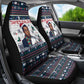 James Baldwin Christmas Santa Car Seat Cover Ugly Pixel Pattern Black History Holiday