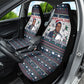 James Baldwin Christmas Santa Car Seat Cover Ugly Pixel Pattern Black History Holiday