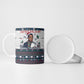 James Baldwin Christmas Santa Ceramic Mug Ugly Pixel Pattern Black History Holiday