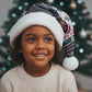 James Baldwin Christmas Santa Christmas Santa Hat Ugly Pixel Pattern Black History Holiday