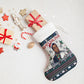 James Baldwin Christmas Santa Christmas Stocking Ugly Pixel Pattern Black History Holiday