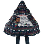 James Baldwin Christmas Santa Cloak Ugly Pixel Pattern Black History Holiday