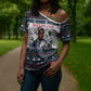 James Baldwin Christmas Santa Cross Shoulder Shirt Ugly Pixel Pattern Black History Holiday
