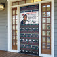 James Baldwin Christmas Santa Door Cover Ugly Pixel Pattern Black History Holiday