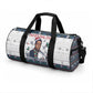 James Baldwin Christmas Santa Duffle Bag Ugly Pixel Pattern Black History Holiday