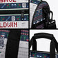 James Baldwin Christmas Santa Duffle Bag Ugly Pixel Pattern Black History Holiday